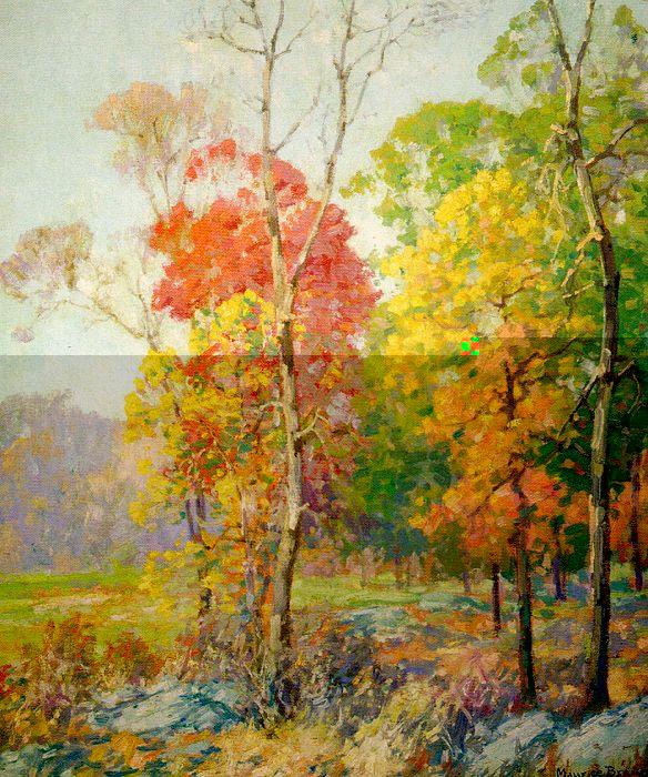 Maurice Braun Autumn in New England Germany oil painting art